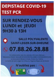 Dépistage COVID-19 TEST PCR